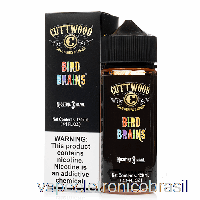 Vape Recarregável Bird Brains - Cuttwood E-liquid - 120ml 0mg